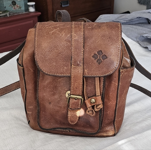 Patricia Nash Leather Backpack - Picture 1 of 11